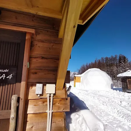 G-4 Gramping Sauna 白馬森のわさび農園 Hakuba Exterior photo