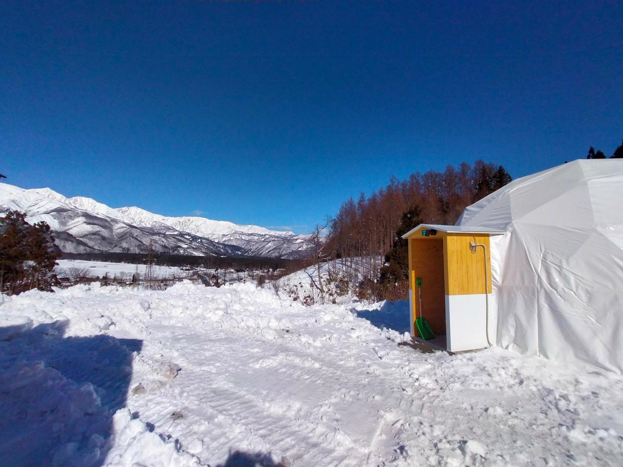Luxury tent G-4 Gramping Sauna 白馬森のわさび農園 *