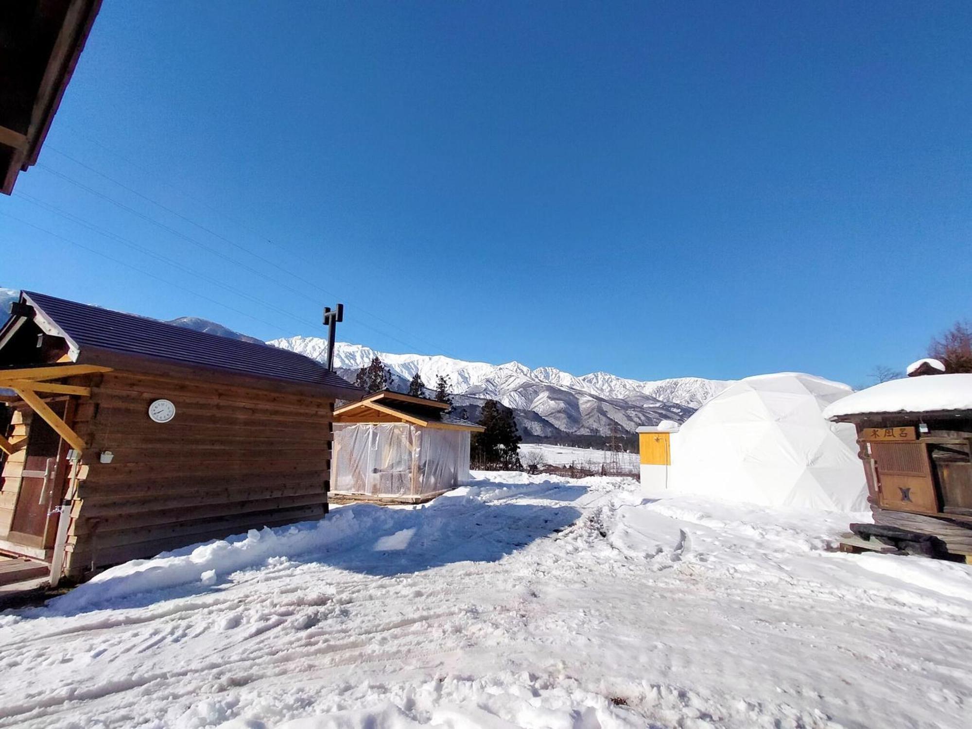 G-4 Gramping Sauna 白馬森のわさび農園 Luxury tent Hakuba