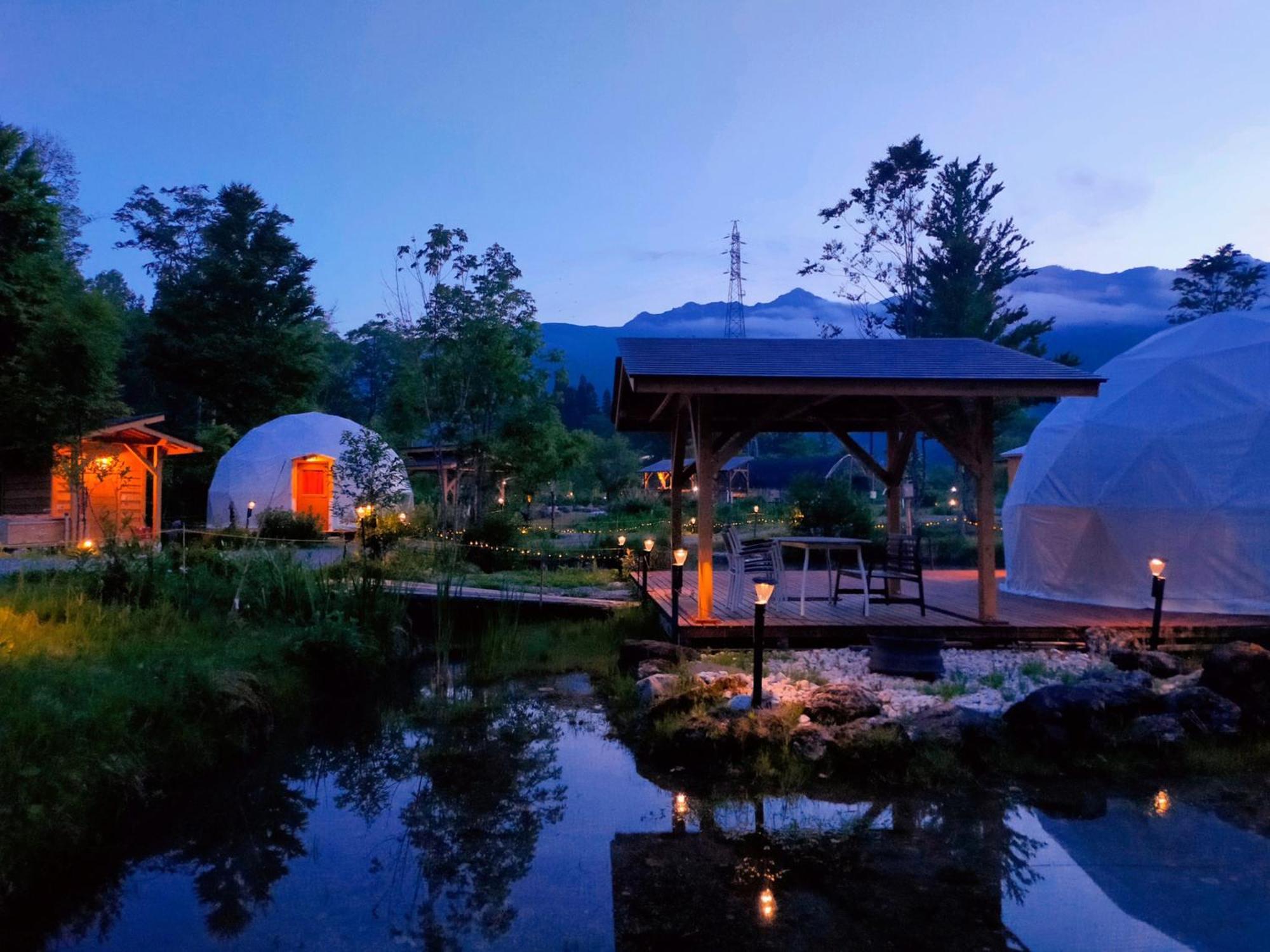 G-4 Gramping Sauna 白馬森のわさび農園 Luxury tent *